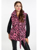faina Weste in Pink/ Schwarz
