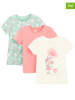 COOL CLUB 3er-Set: Shirts in Creme/ Rosa/ Mint