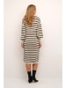 Kaffe Jurk beige/zwart