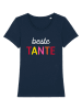 WOOOP Shirt "Beste Tante" in Dunkelblau