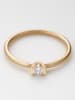 L instant d Or Gouden ring "Morgan" met edelsteen
