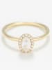 L'OR by Diamanta Gold-Ring "Rye" mit Edelsteinen