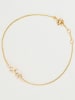 L instant d Or Gold-Armkette "Anso" mit Edelsteinen