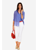 Le Jardin du Lin Leinen-Bluse in Hellblau