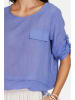 Le Jardin du Lin Leinen-Bluse in Blau