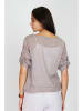 Le Jardin du Lin Leinen-Bluse in Grau
