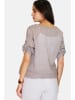 Le Jardin du Lin Leinen-Bluse in Grau