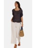 Le Jardin du Lin Leinen-Bluse in Schwarz