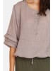Le Jardin du Lin Leinen-Bluse in Taupe