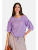 Le Jardin du Lin Linnen blouse paars