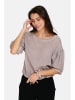 Le Jardin du Lin Leinen-Bluse in Taupe