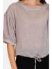 Le Jardin du Lin Linnen blouse taupe