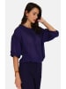 Le Jardin du Lin Linnen blouse donkerblauw