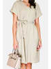 Le Jardin du Lin Leinen-Kleid in Beige