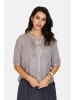 Le Jardin du Lin Linnen blouse taupe
