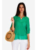 Le Jardin du Lin Linnen blouse groen