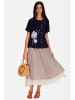 Le Jardin du Lin Shirt donkerblauw