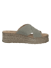 s.Oliver Leren slippers kaki