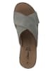 s.Oliver Leren slippers kaki