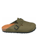 Moosefield Leder-Clogs in Khaki