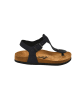 Moosefield Skórzane sandały w kolorze granatowym