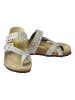 Moosefield Teenslippers beige/blauw