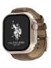 U.S. Polo Assn. Smartwatch in Orange/ Khaki