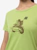 super.natural Koszulka "Supermotor Bear" w kolorze zielonym