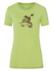 super.natural Koszulka "Supermotor Bear" w kolorze zielonym