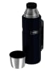 THERMOS Isolierflasche "Stainless King" in Dunkelblau - 1,2 l