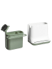 Chefware Gootsteen organizer wit/groen - (B)13,5 x (H)15,5 x (D)10,5 cm