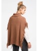 IZIA Poncho in Braun