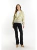 IZIA Cardigan in Grau/ Gelb