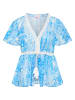 IZIA Bluse in Blau/ Weiß