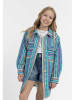 IZIA Hemdjacke in Blau/ Bunt