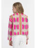 IZIA Übergangsjacke in Pink/ Creme