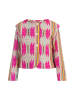 IZIA Übergangsjacke in Pink/ Creme