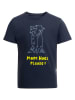 Jack Wolfskin Shirt "More Hugs" donkerblauw