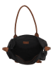 Charm Shopper bag "Buckingham" w kolorze czarnym - 42 x 25 x 15 cm