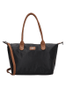 Charm Shopper bag "Buckingham" w kolorze czarnym - 42 x 25 x 15 cm