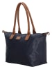 Charm Shopper bag "Buckingham" w kolorze granatowym - 42 x 25 x 15 cm