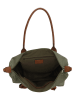 Charm Shopper "Buckingham" in Khaki - (B)42 x (H)25 x (T)15 cm