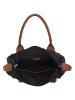Charm Henkeltasche "Buckingham" in Schwarz - (B)30 x (H)20 x (T)11 cm
