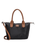 Charm Henkeltasche "Buckingham" in Schwarz - (B)30 x (H)20 x (T)11 cm