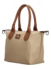 Charm Henkeltasche "Buckingham" in Beige - (B)30 x (H)20 x (T)11 cm
