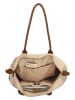 Charm Shopper bag "Buckingham" w kolorze beżowym - 51 x 33 x 14 cm
