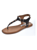 INUOVO Leder-Sandalen in Schwarz