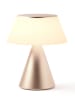 Lexon Ledtafellamp "Luma L" goudkleurig - (H)15 x Ø 15,6 cm