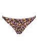 LASCANA Figi bikini w kolorze czarno-pomarańczowo-lawendowym
