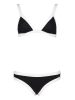 Venice Beach Bikini in Schwarz/ Weiß